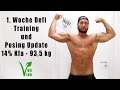 1.Woche Defi - Training und Posing Update - 14% Kfa mit 93,5 kg // V4