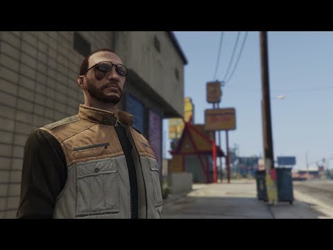 GTA 5 GERALD - LAST PLAY GTA 4 NIKO BELLIC BAD COMPANIES NEW MISSION HARD XBOX ONE X 4K GAME PLAY