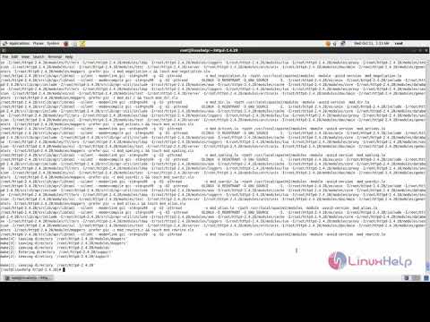 How to install Apache from Source Code on CentOS 6 | LinuxHelp Tutorials