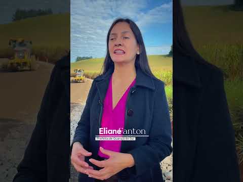 Obra de pavimentação asfáltica que liga Guarujá do sul a Princesa-SC