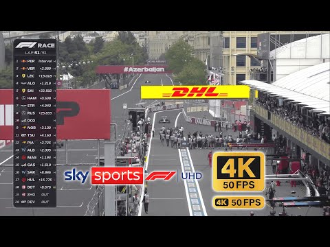 Ocon Crazy Pitlane Pitstop Azerbaijan But in 4K