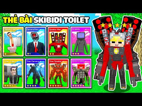 Toga TV - 24H CHALLENGE CHICKEN BOWL OWN A SET OF SUPER POWER SKIBIDI CHARACTER CARDS IN MINECRAFT!