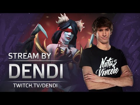 Dota 2 Stream: Na`Vi Dendi Queen of Pain (Gameplay & Commentary)
