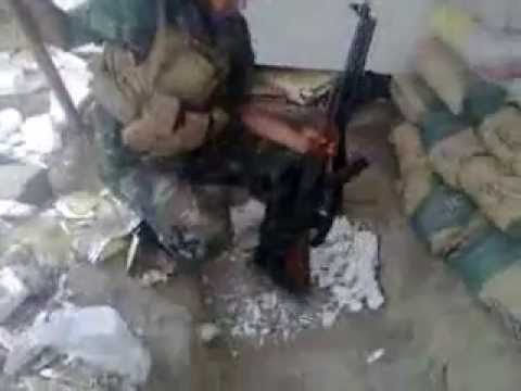 مقابلة مع أحد عناصر لواء الشهيد رفيق الحريري أثناء المرابطة في مطار دير الزور العسكري