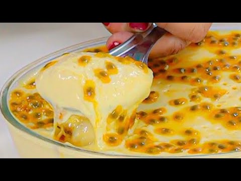 Creamy Passion Fruit Mousse - 3 Ingredients - That Easy