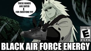MADARA AND THE SIX PATHS OF BLACK AIR FORCE ENERGY