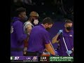 Lebron James butt slap after Jordan Clarkson hits the difficult 3 😳