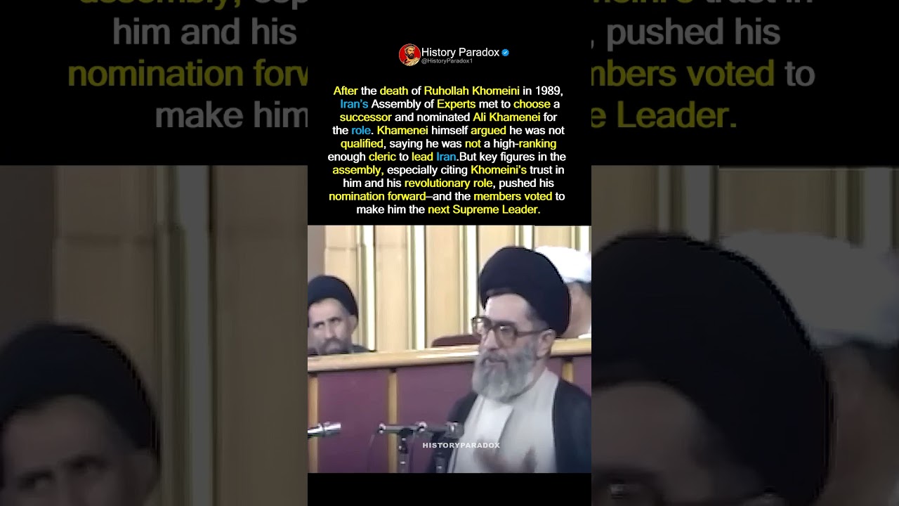When Khamenei Refused Iran’s Leadership #history #war #usa