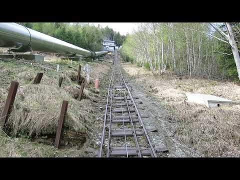 Standseilbahn 1937.01 Orsières Kraftwerk Bergfahrt