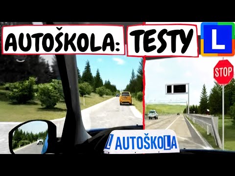AUTOŠKOLA: TESTY 2025⛔ Křižovatky, Značky • Jak na závěrečné zkoušky? Řidičák B