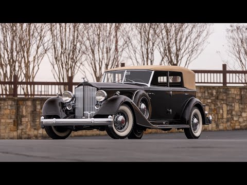 1934 Packard Twelve Series 1108 Individual Custom Convertible Sedan by Dietrich