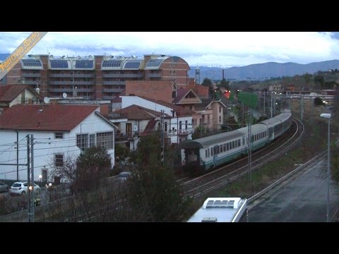 E.656 con invio carrozze a Monterotondo - E.656 with coaches in Monterotondo