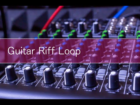 Am Riff Loop - Guitar & Synth bass & Drums Track (BPM = 91) | Audio