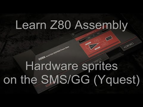 Lesson YQuest13 - Adding hardware Sprites to the Master System / GameGear
