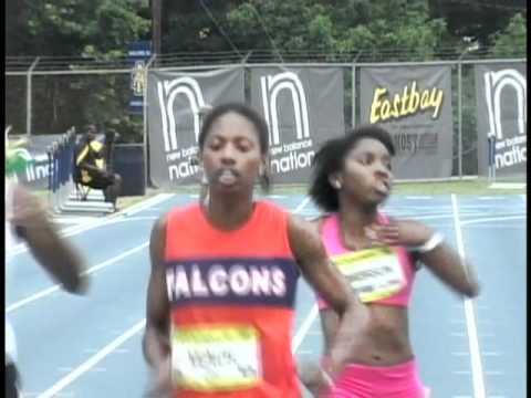 Girls 200m EE Prelim Heat 5 - New Balance Outdoor Nationals 2011