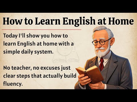 How to Learn English at Home || Graded Reader || Improve Your English Fluency ✅️ 
