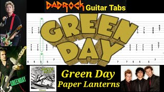 Paper Lanterns - Green Day - Guitar + Bass TABS Lesson 