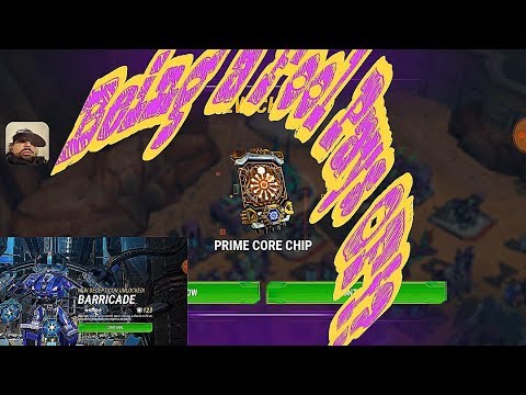 Transformers Earth Wars: Prime Core & 5 Star Barricade