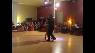 Antonia Barrera y Luis Rojas bailan El Adios Tango