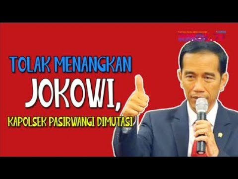 Tolak Menangkan Jokowi, Kapolsek Pasirwangi Dimutasi