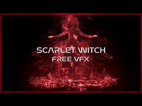 Scarlet Witch landing FREE VFX | Wanda flying Magic Effect / Marvel inspired visual effects