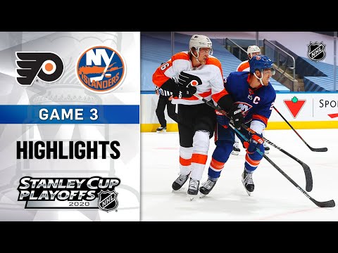 NHL Highlights | Second Round, Gm3: Flyers @ Islanders - Aug. 29, 2020