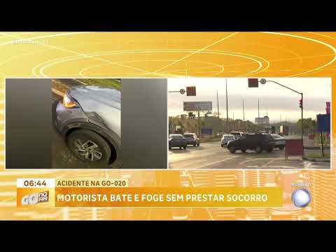 Motorista foge após bater em carro e não presta socorro