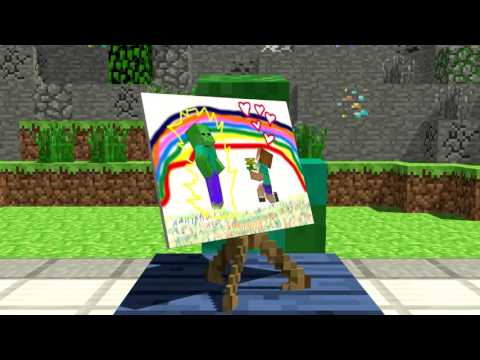 Monster School  Girls vs Boys Drawing Challenge   Minecraft Animation