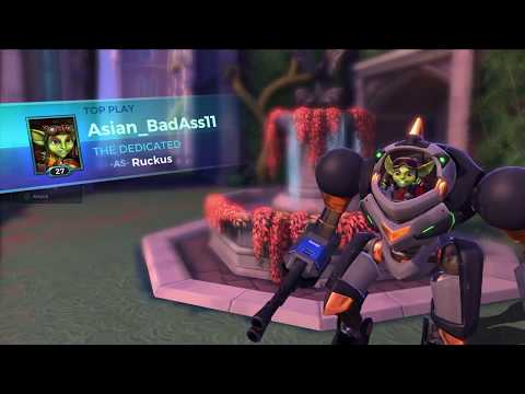 Asian_BadAss11 (PS4) Ruckus Ranked - Rocket Barrage (LC) - SAVAGE (X9) - Paladins Competitive