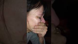 Laughing so hard she is crying watching Greg Bensen videos.