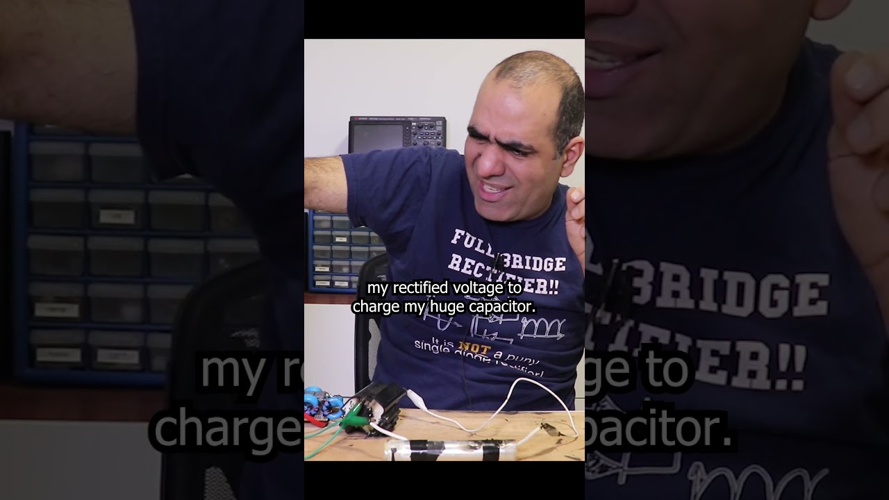 Consequence of Overcharging High Voltage Capacitors #overcharge #capacitor #electronics #funny