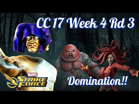 MSF-COSMIC CRUCIBLE SEASON 17 (CC17) WEEK 4 RD 3-UNDYING DOMINATE!!!-MARVEL STRIKE FORCE