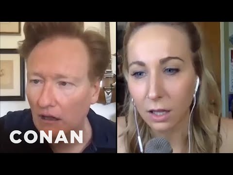 Nikki Glaser’s Impression Of A Person Leaving A Zoom Meeting | CONAN on TBS