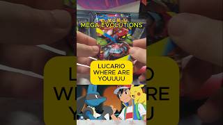 Lucario where are YOU - Pokemon Opening #183 #pokemon #pokemontcg #pokemoncards #megaevolution