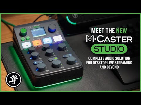 Mackie M•Caster Studio - Desktop Live Streaming Mixer