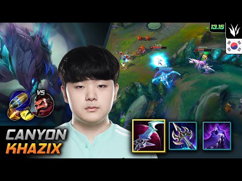 Canyon Kha'Zix Jungle Build Eclipse First Strike - LOL KR Challenger Patch 13.15