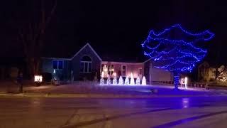 Christmas Light Show 2017 Little Saint Nick