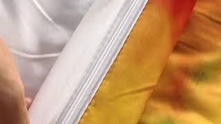 Tie-dye rainbow bedding set--make your bedroom colorful