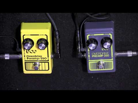 DOD Overdrive Preamp 250 Vintage 1980's Transition Model DOD Overdrive Preamp 250 Vintage 1980's Transition Model