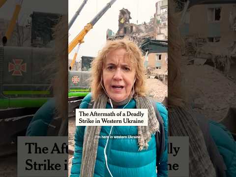 The Aftermath of a Deadly Strike in Western Ukraine