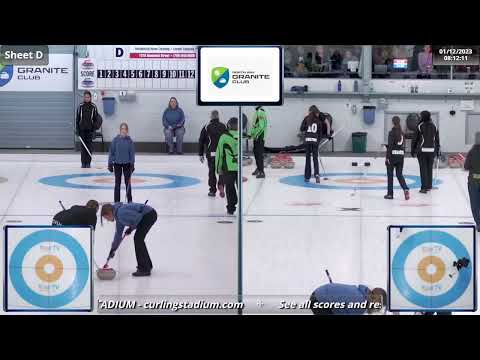 Aili Chabot vs. Deanna Chilton - Draw 3 - Xplore U18 Girls Northern Ontario Provincials