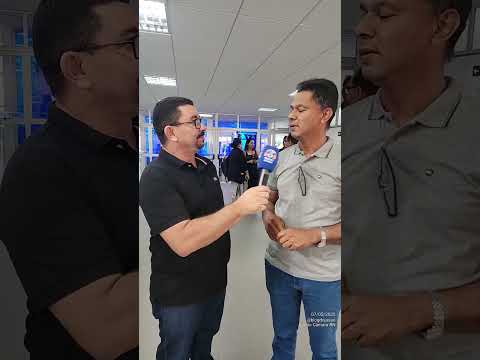 Entrevista com o presidente da Câmara de Caiçara do Rio dos Ventos durante evento regional do TCE-RN