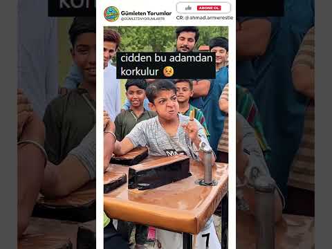 Dünyanın en güçlü adamı 😢