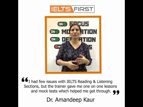 IELTS First Review by Amandeep Kaur