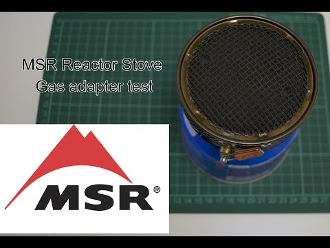 Test 02｜MSR Reactor Stove Gas Adapter｜Butane Canister With Extension tube Solution
