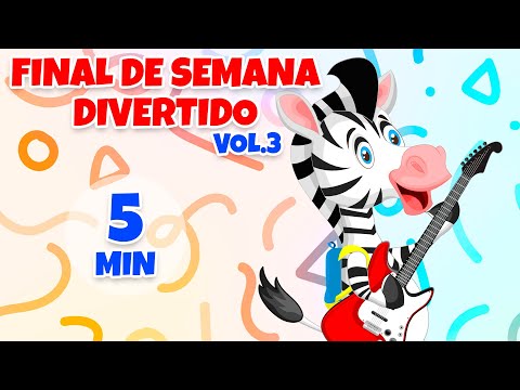 Final de Semana Divertido Vol. 3 - Giramille 5 min | Desenho Animado Musical