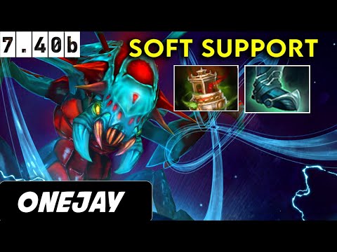 Onejay Weaver Soft Support - Dota 2 Patch 7.40b Pro Player Full Gameplay