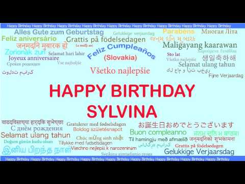 Sylvina   Languages Idiomas - Happy Birthday
