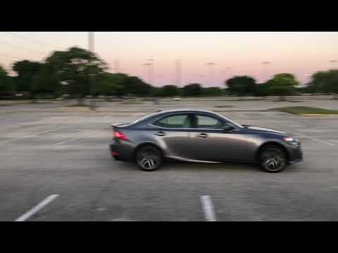 Lexus IS350 - Apexi Midpipe and Remark Axleback (1st Gear Flyby)