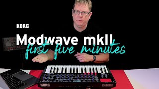 Video thumbnail for Getting started with the Modwave mkII - your first five minutes by Korg UK